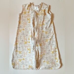Halo Giraffe Print Zip-Up SleepSack Swaddle 0-6M EUC